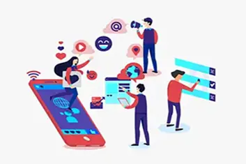 Social media marketing is a strategy used by businesses to attract and retain customers