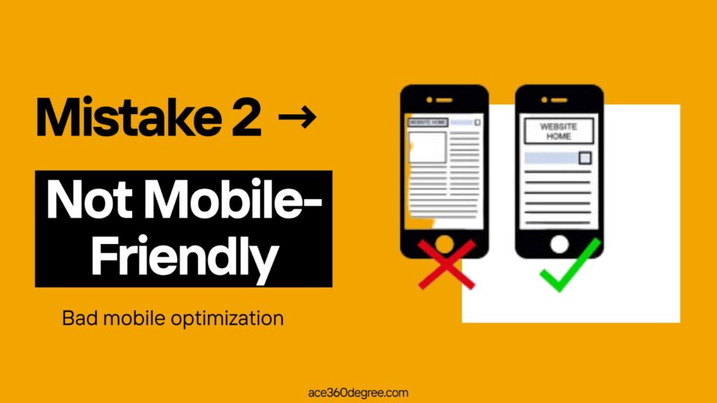 Not Mobile Friendly | Ace360degree