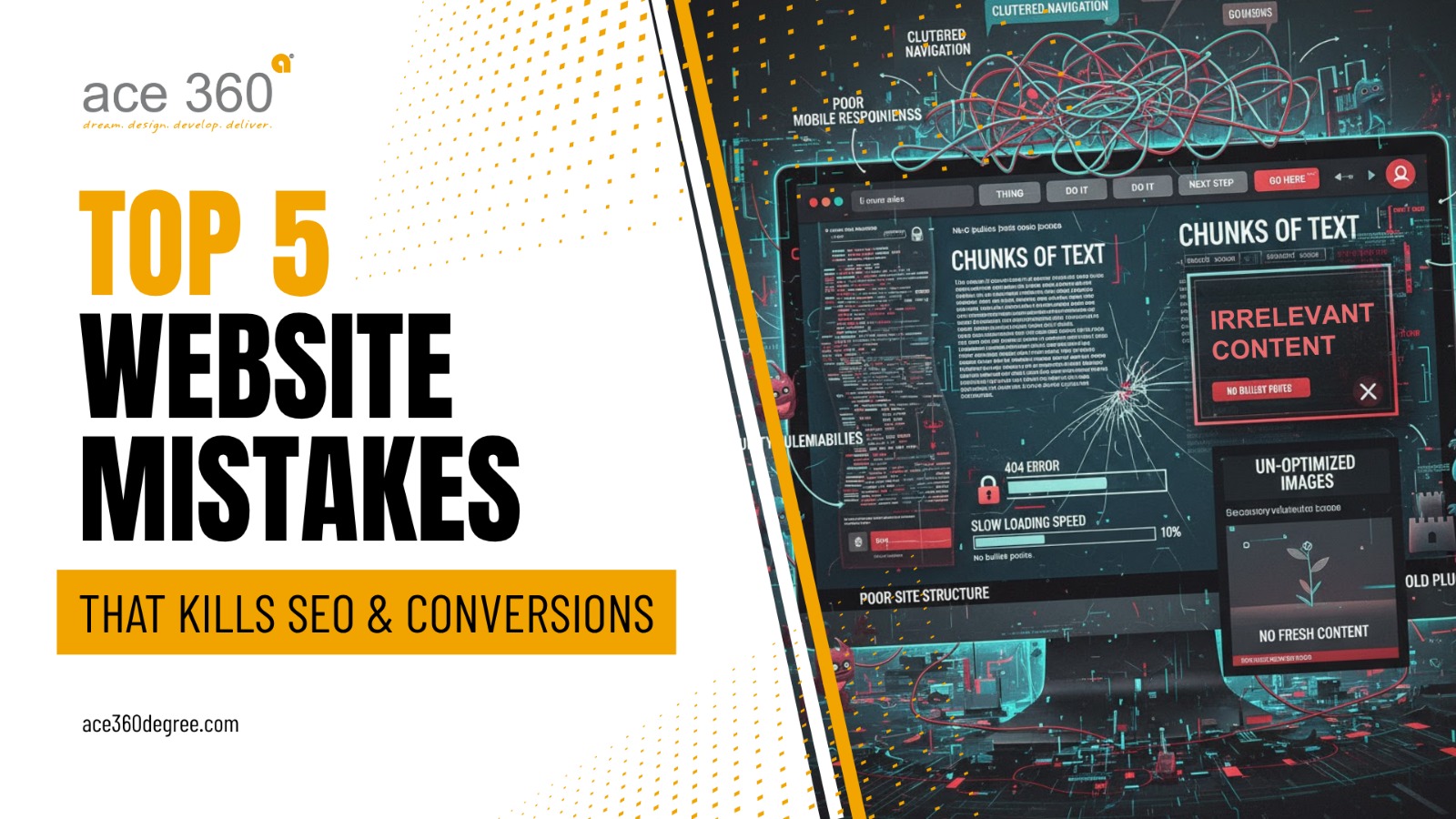 Top 5 Website Mistakes That Kill SEO & Conversions in 2025