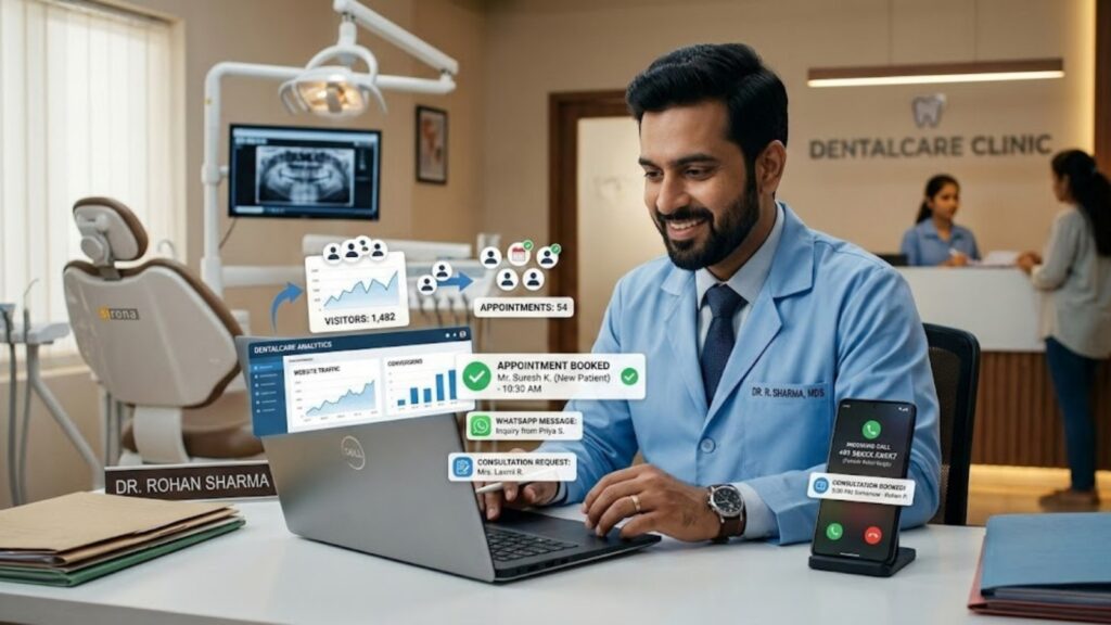 Appointment lead generation strategies helping dental clinics convert website visitors into patient bookings – ace360degree.com